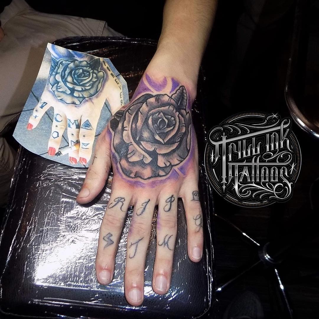 Pin On Tattoo Lil Peep Tattoos Hand Tattoos Rose Hand Tattoo