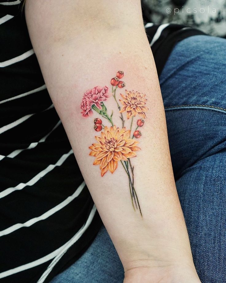 Pin On Tattoos Flowers