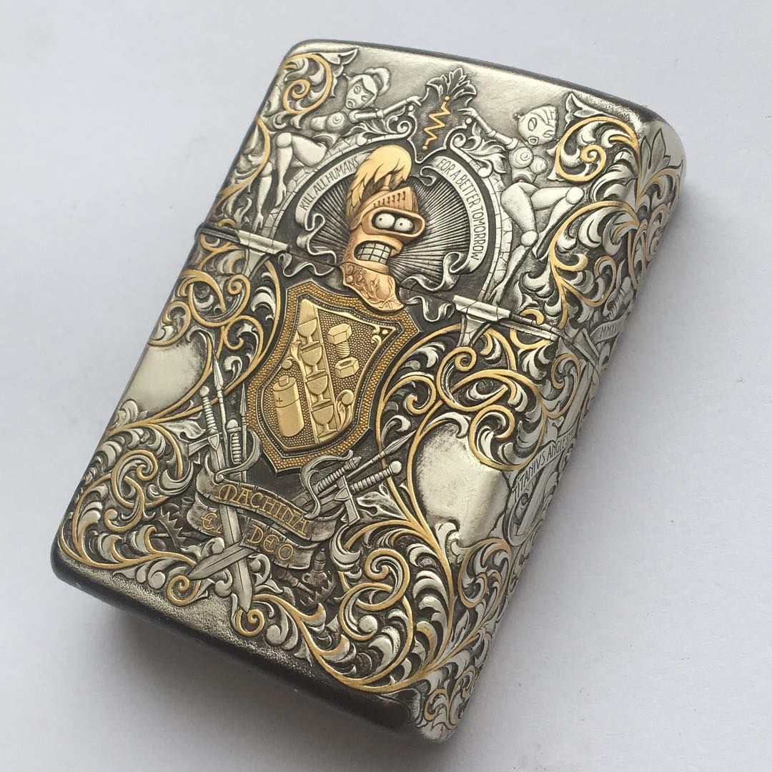 Pin On Zippo Art