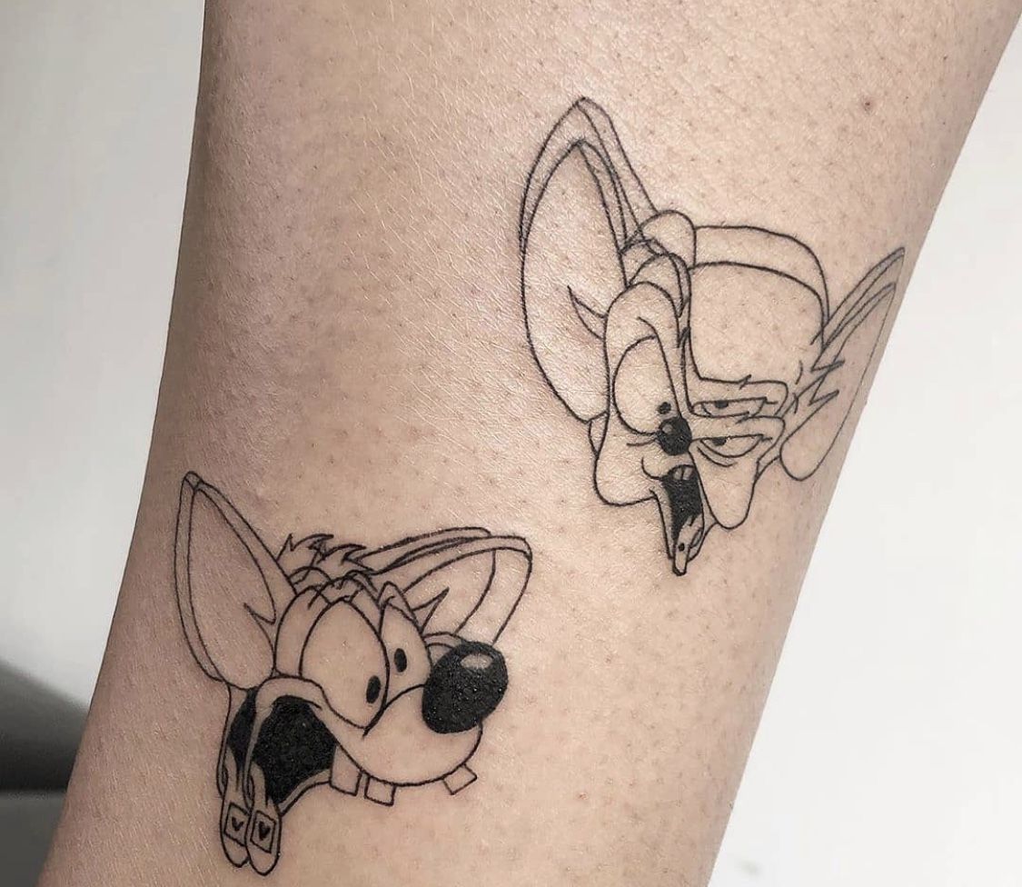 Pinky And The Brain Tattoo Designs Vannuysadultschool