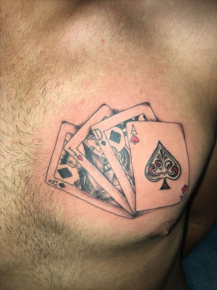 Playing Cards Tattoo Card Tattoo Playing Card Tattoos Tattoos