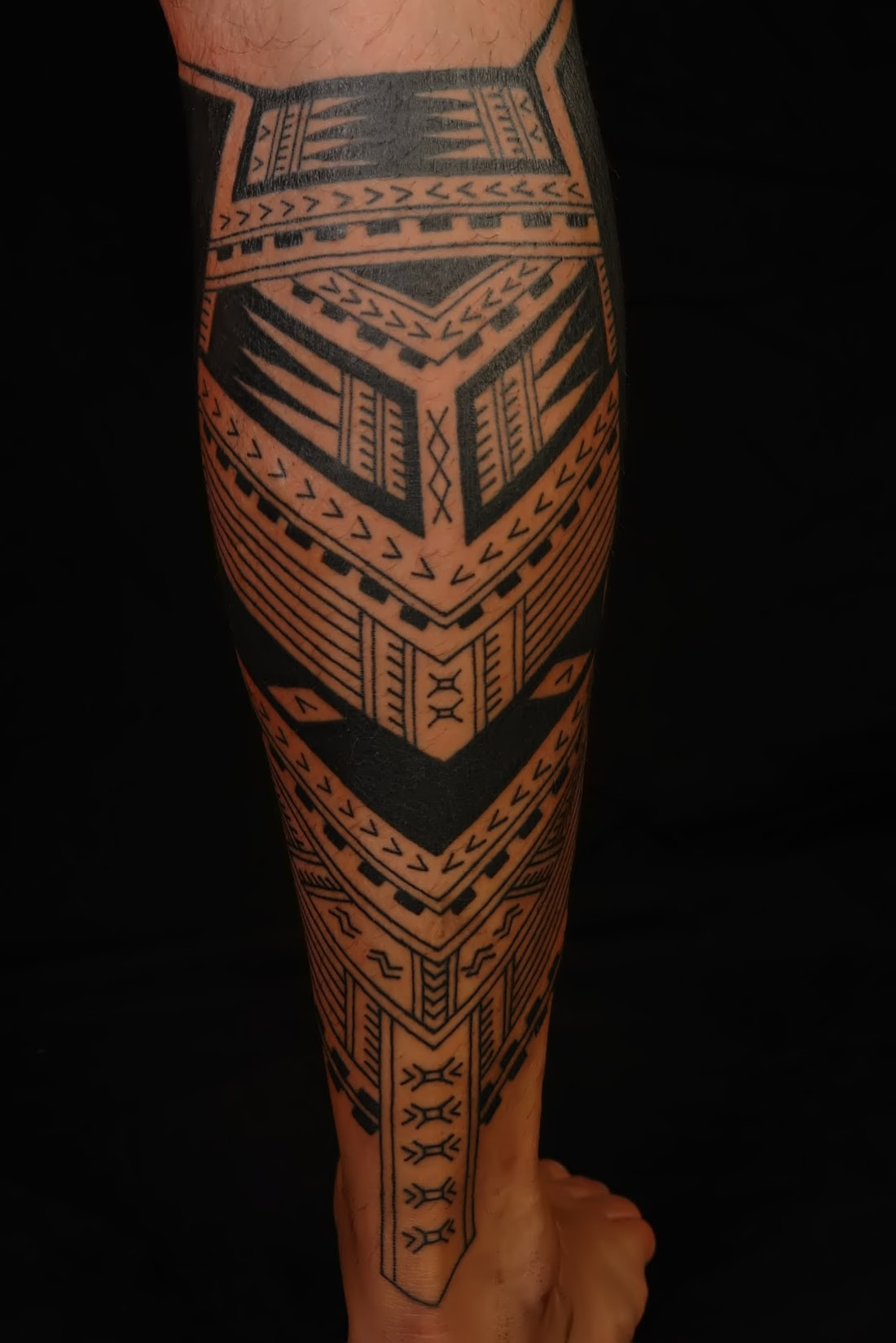 Polynesian Tattoo Designs For Legs