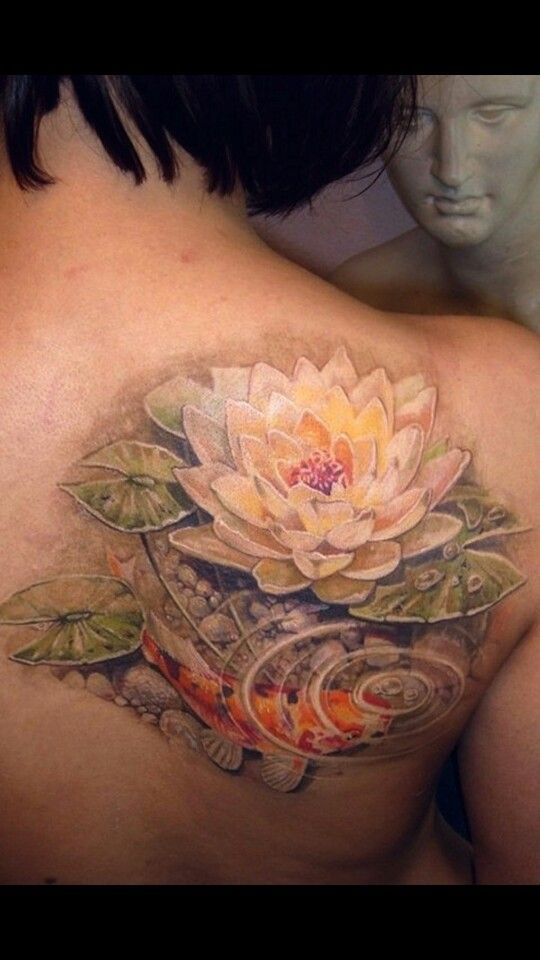 Pond Tattoo I Love This Water Lily Tattoos Lotus Tattoo Design