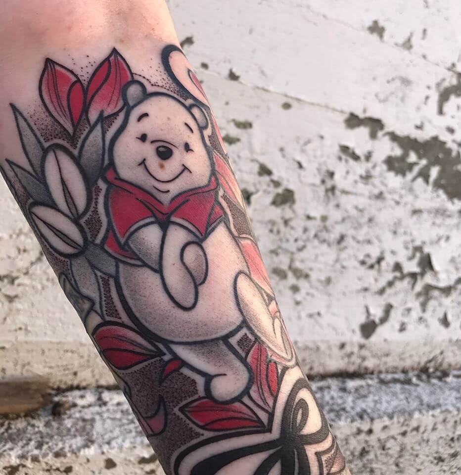 5 Adorable Pooh Bear Tattoo Design Ideas