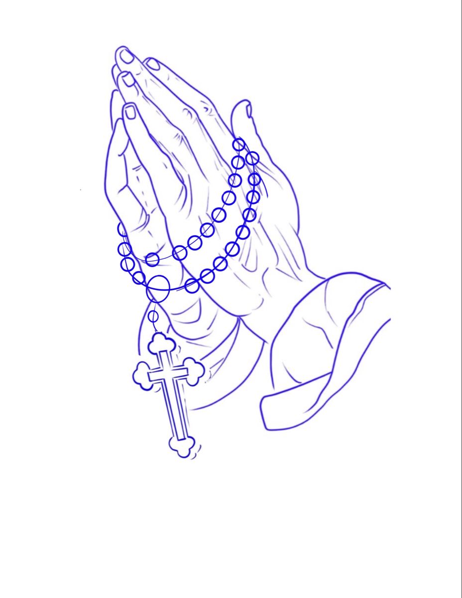 Praying Hands Tattoo Outline: Meaningful Ink Inspiration