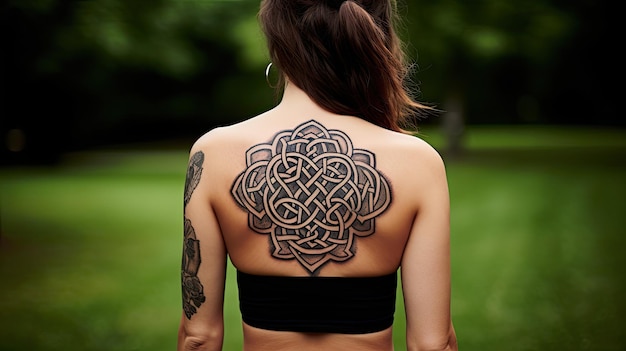 Premium Ai Image Celtic Knot Tattoo