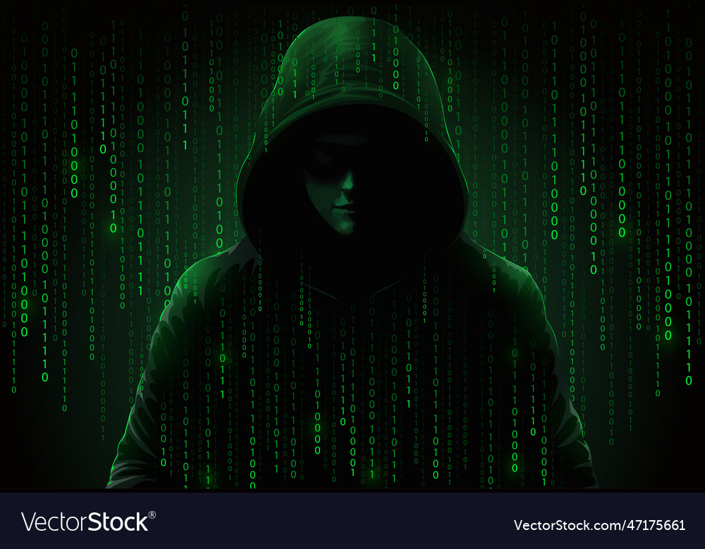 Premium Ai Image Hacker In Hoodie And Hoodie In A Cyber Attack