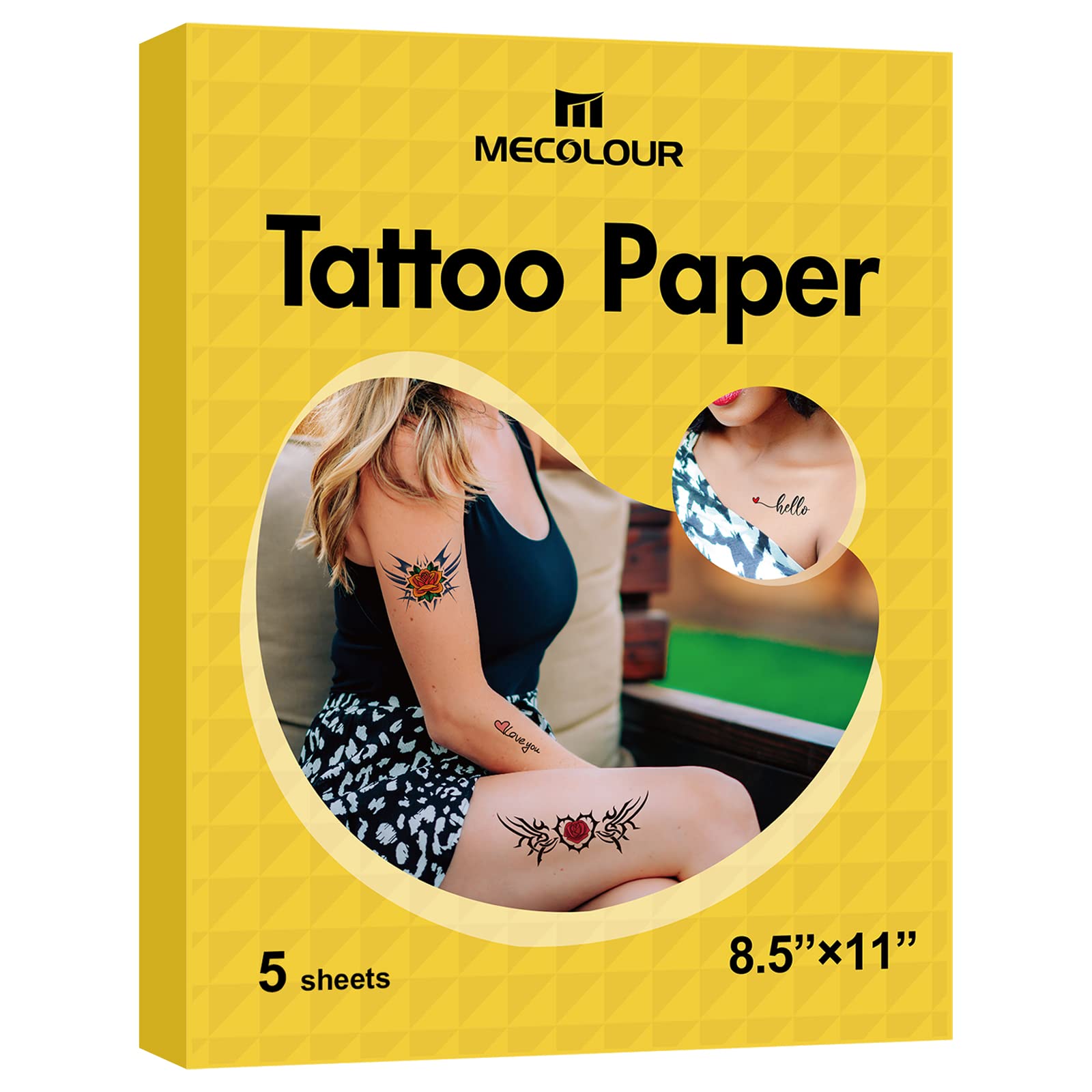 Printable Temporary Tattoo Paper For Laser Inkjet Printer 8 5 X11 10