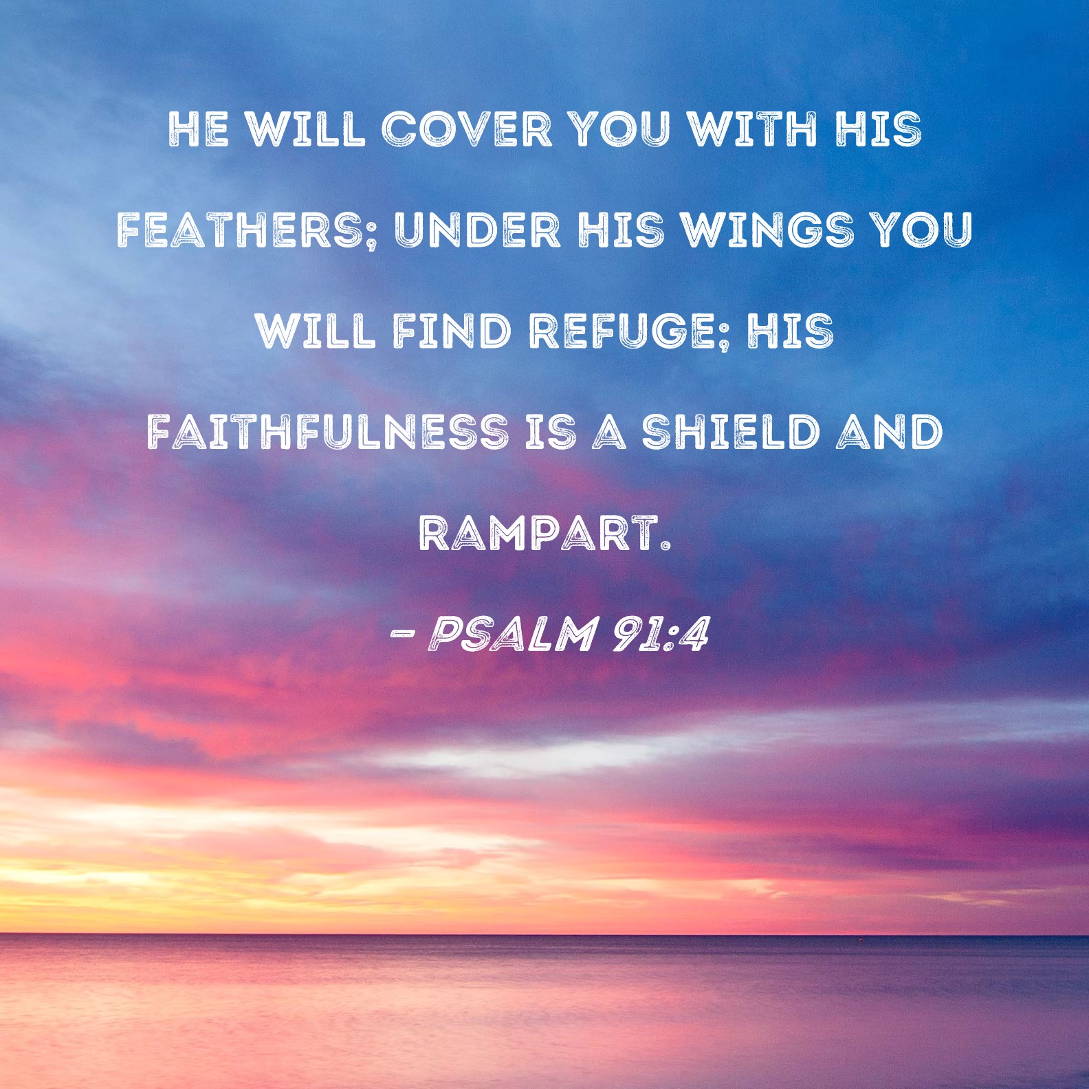 Psalms 91 4 He Will Cover You With His Feathers He Will Shelter You