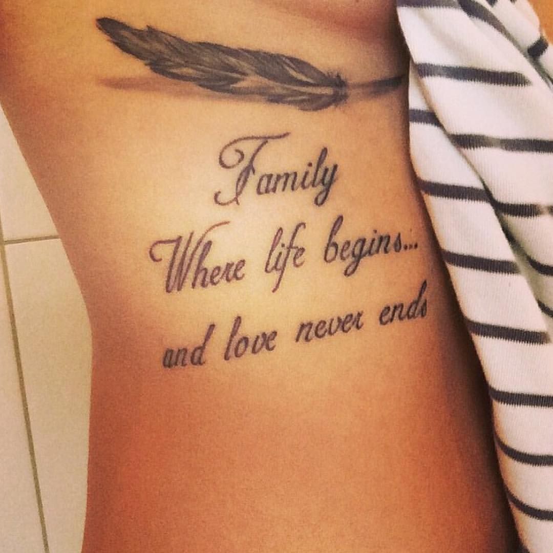 20 Heartfelt Quotes for Family Tattoos