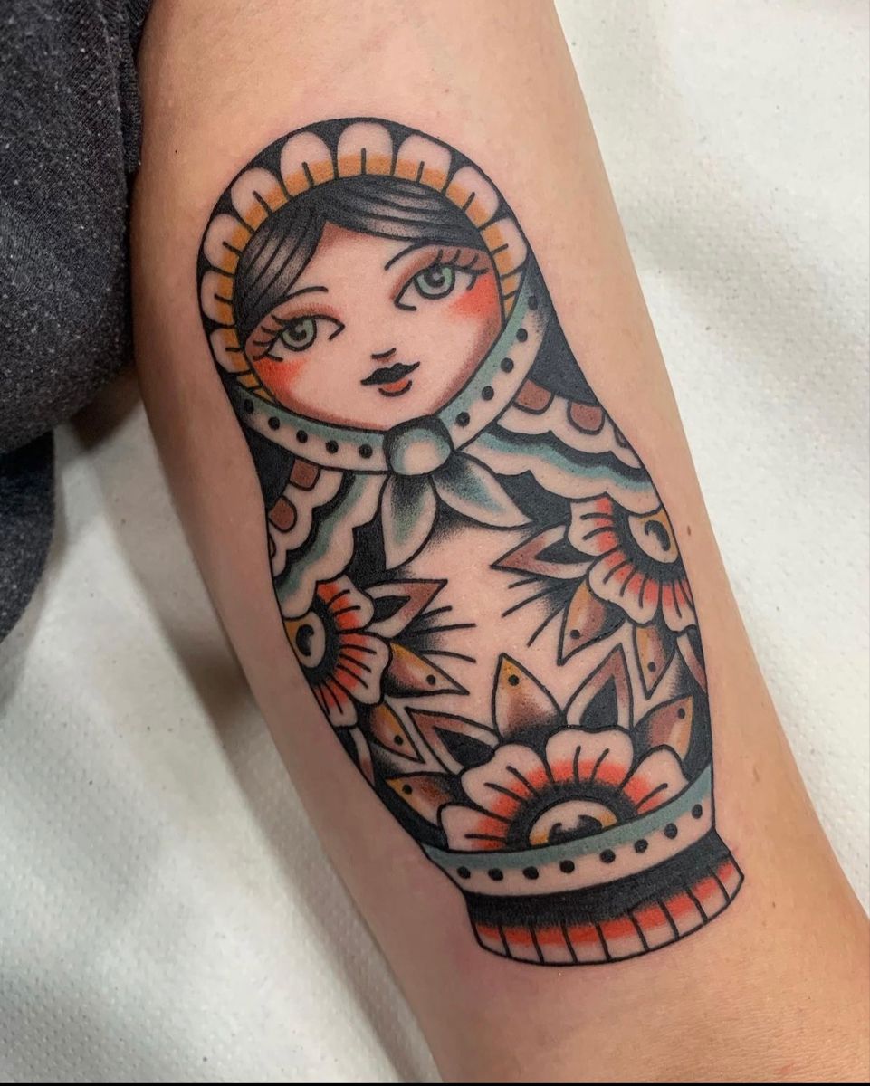 R Sultat De Recherche D Images Pour Russian Doll Tattoo Doll Tattoo