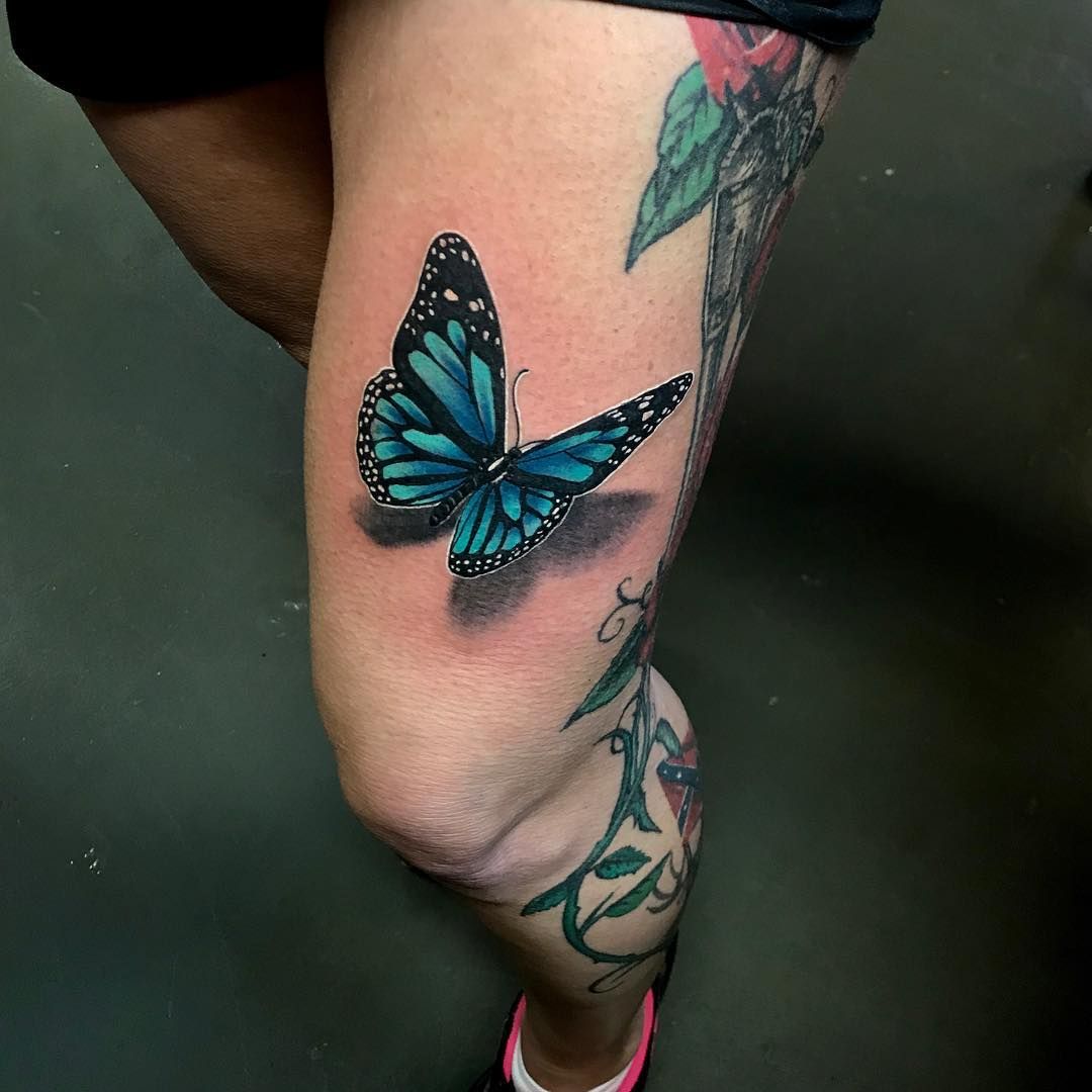 Realistic Butterfly Tattoos On Shoulder Tattoos Pinterest