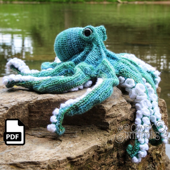 Realistic Octopus Crochet Pattern Pdf By Rubysubmarine On Etsy