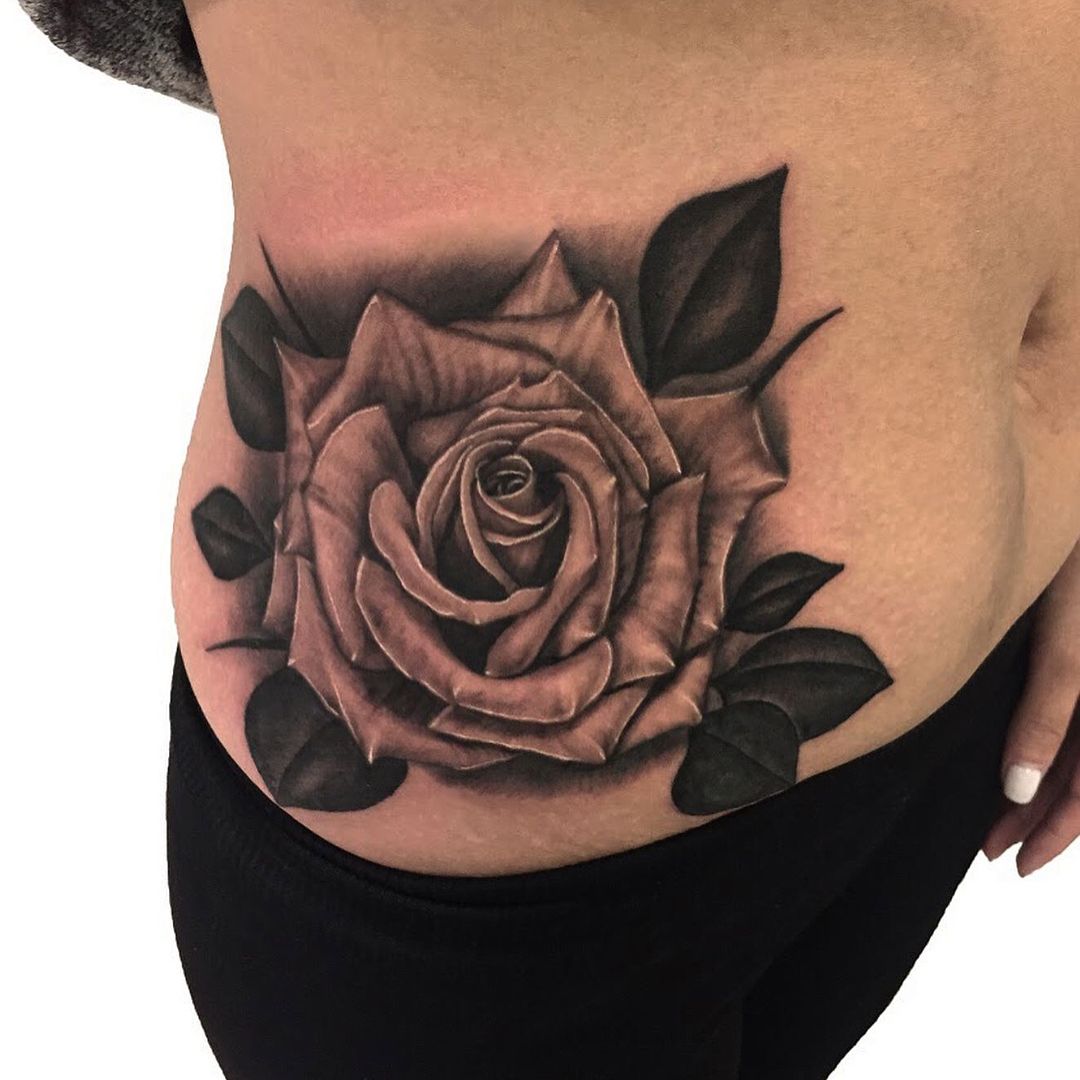 Realistic Rose Tattoo Artofit