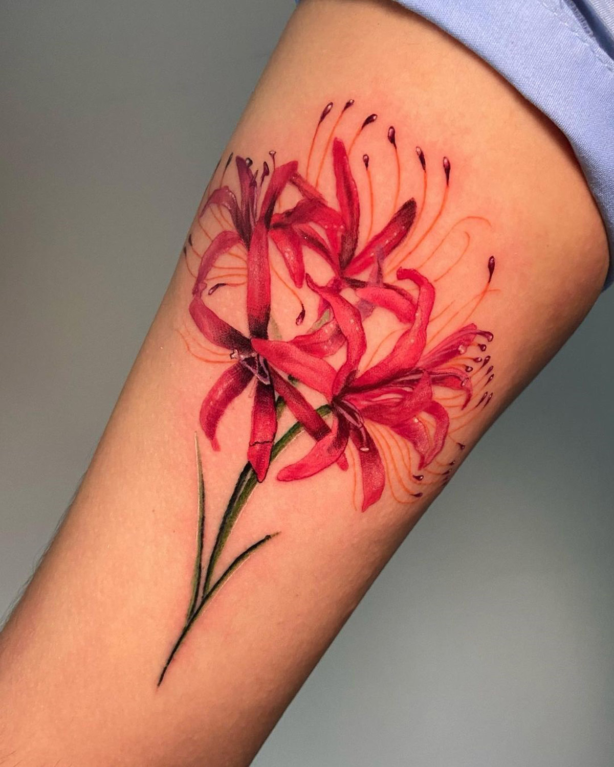 Red Spider Lily Tattoo: Symbolism and Inspiration