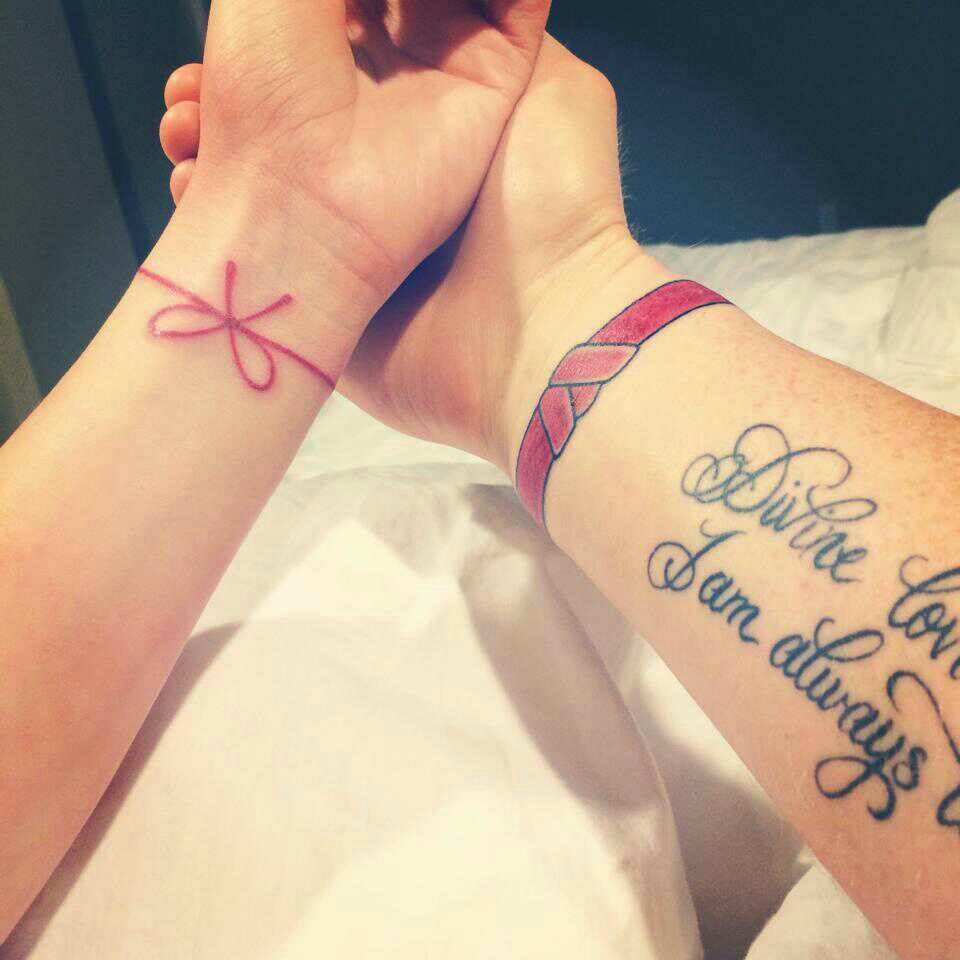 Red String Of Fate Tattoo Me And Milo S New Ink Arty Body Ink