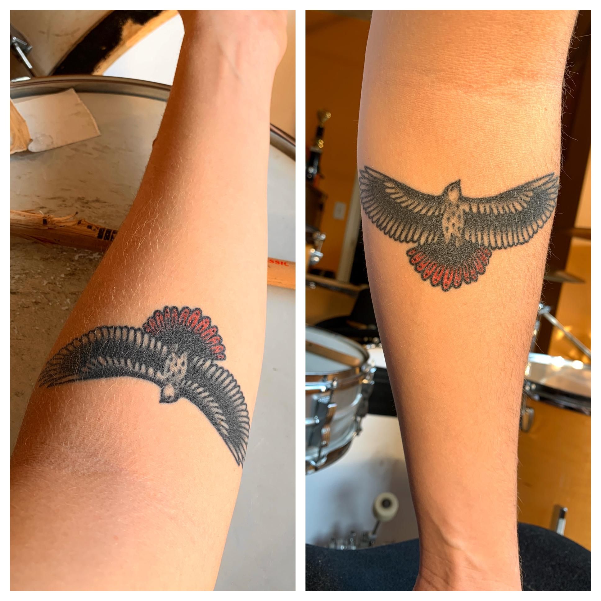 Red Tail Hawk Tattoo Idea Hawk Tattoo Tattoos Tattoos With Meaning