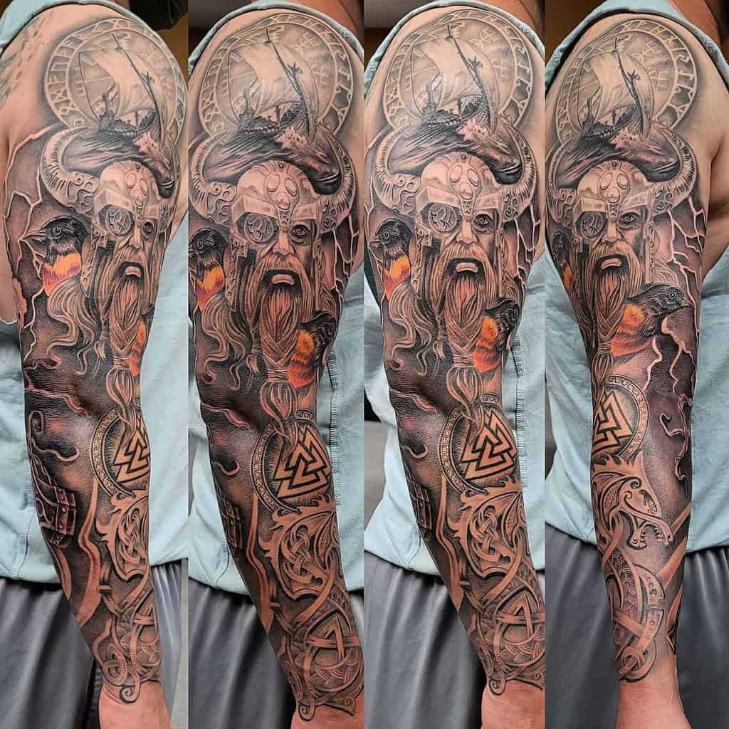 Review Of Norse Tattoo Sleeve Ideas 2022 Scandinavian Ideas