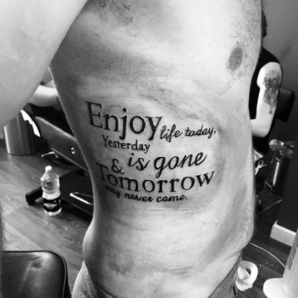 Rib Quote Tattoo Inspiration D Vme D Vme Al Nt Lar D Vme Fikirleri