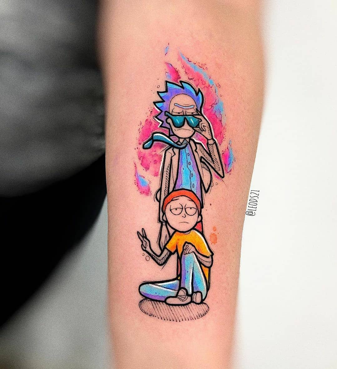 15 Creative Rick and Morty Tattoo Concepts