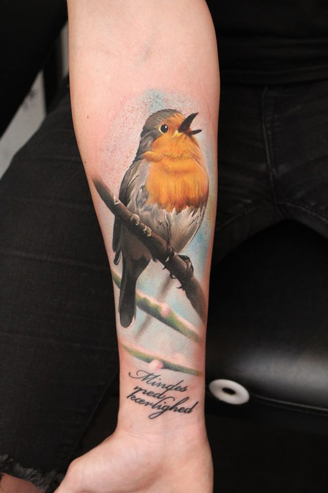 Robin Bird Tattoo Designs