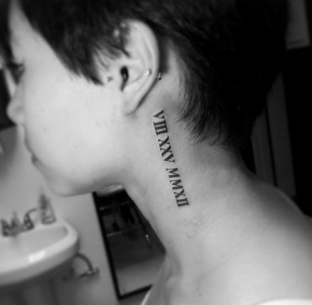 5 Reasons to Get a Roman Numeral Neck Tattoo