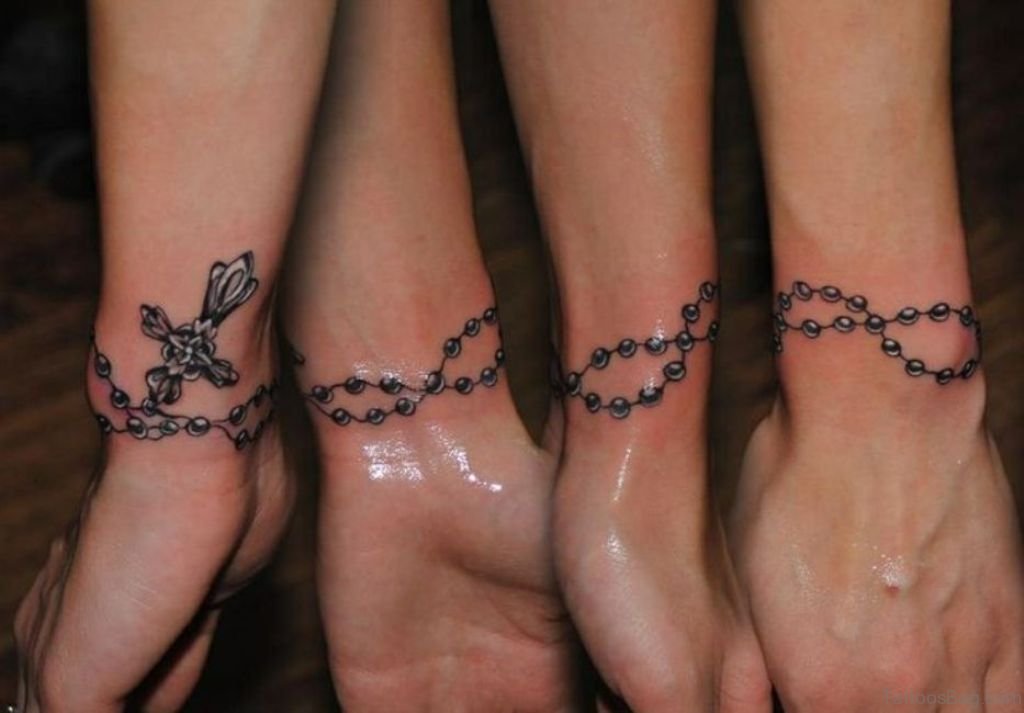 Rosary Tattoo Wrist