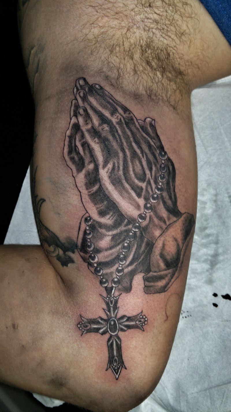 Rosary Tattoos and Praying Hands: Spiritual Ink Inspiration