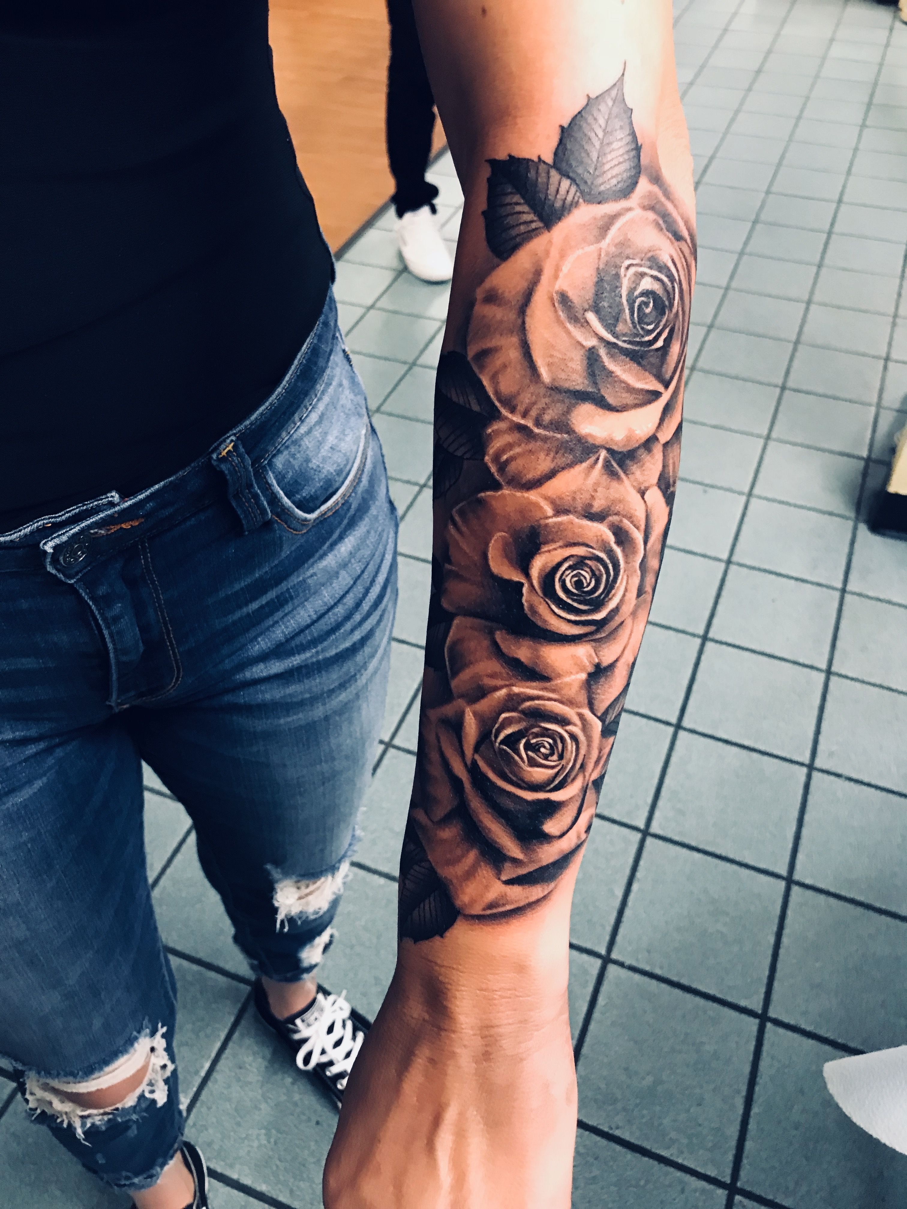 Rose Tattoos On Arm For Guys Idalias Salon