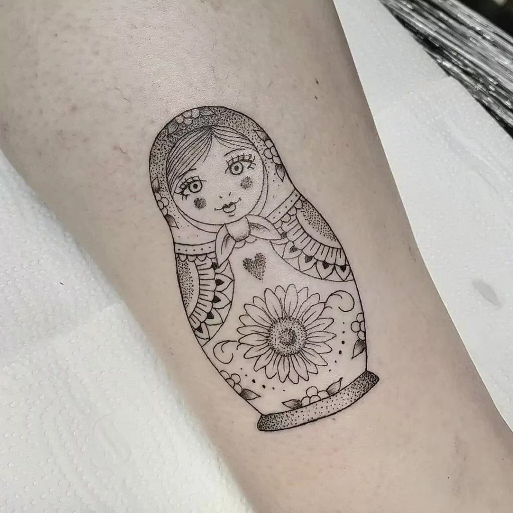 Russian Doll Tattoo Nesting Doll Tattoo Doll Tattoo Russian Doll Tattoo