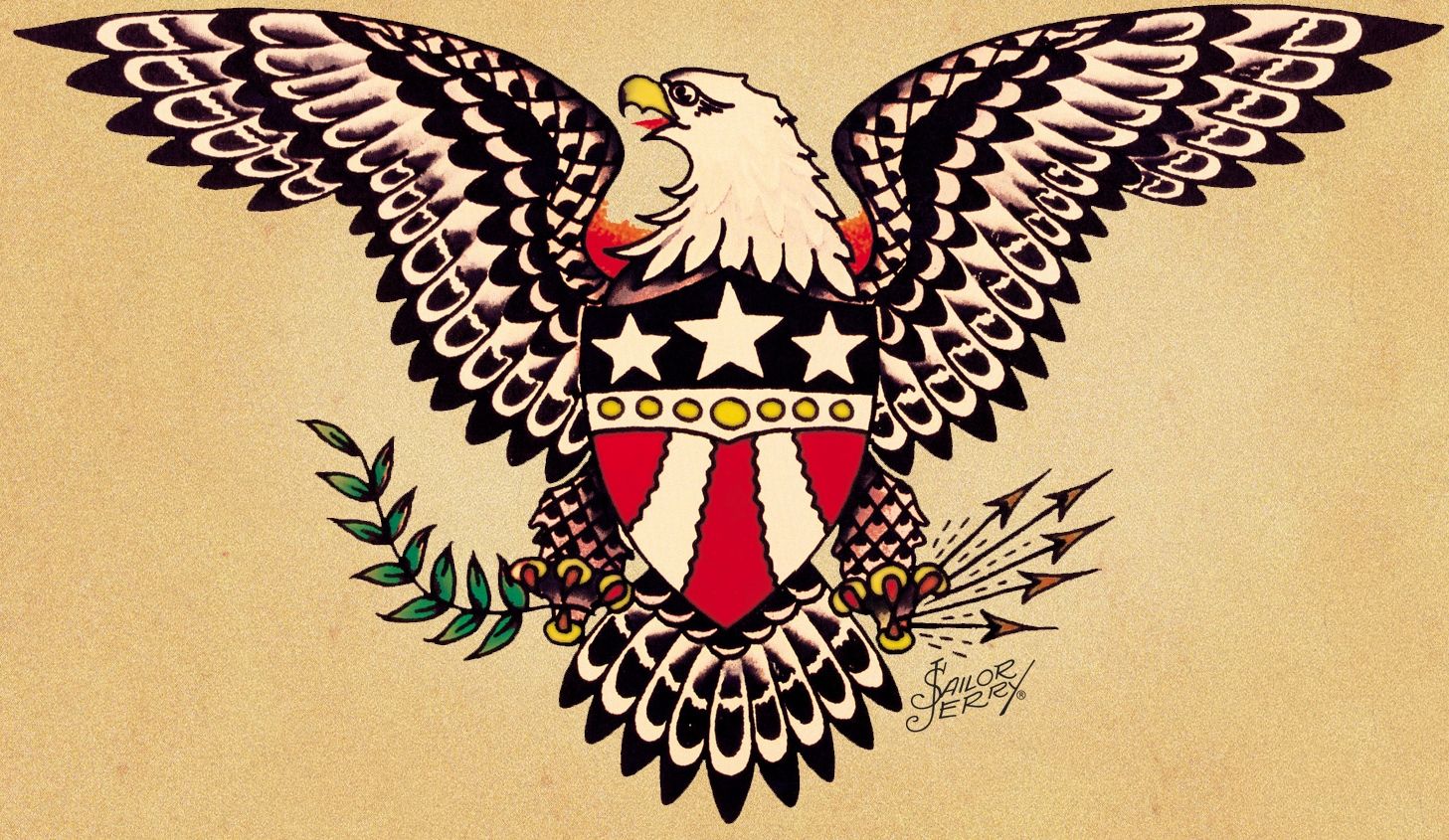 Sailor Jerry Eagle Back