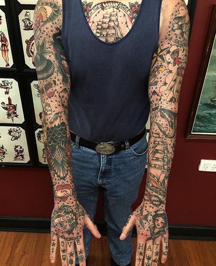 Sailor Jerry Tattoo Sleeve: A Timeless Style Guide