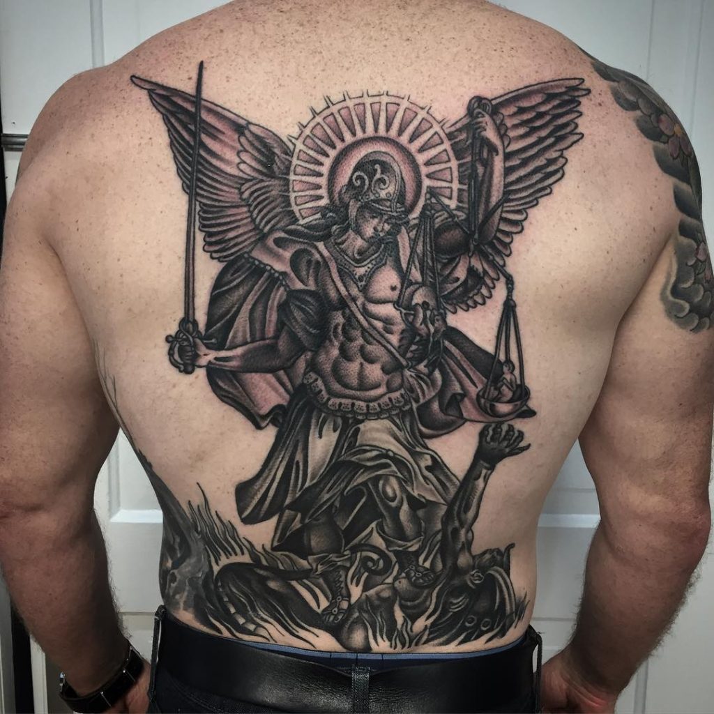 Saint Michael Archangel Tattoo Designs Design Talk