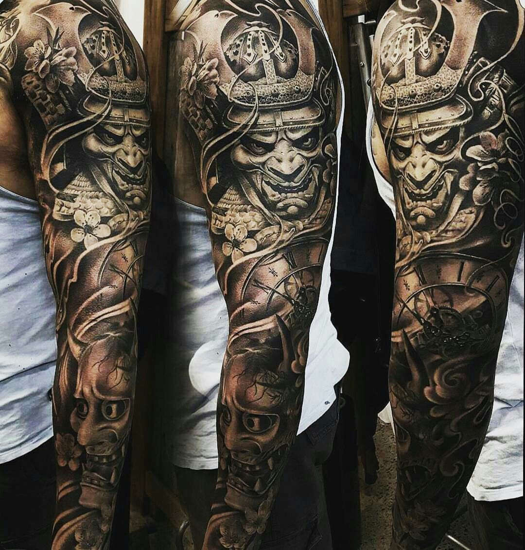 Samurai Sleeve Tattoo Worldwide Tattoo Amp Piercing Blog