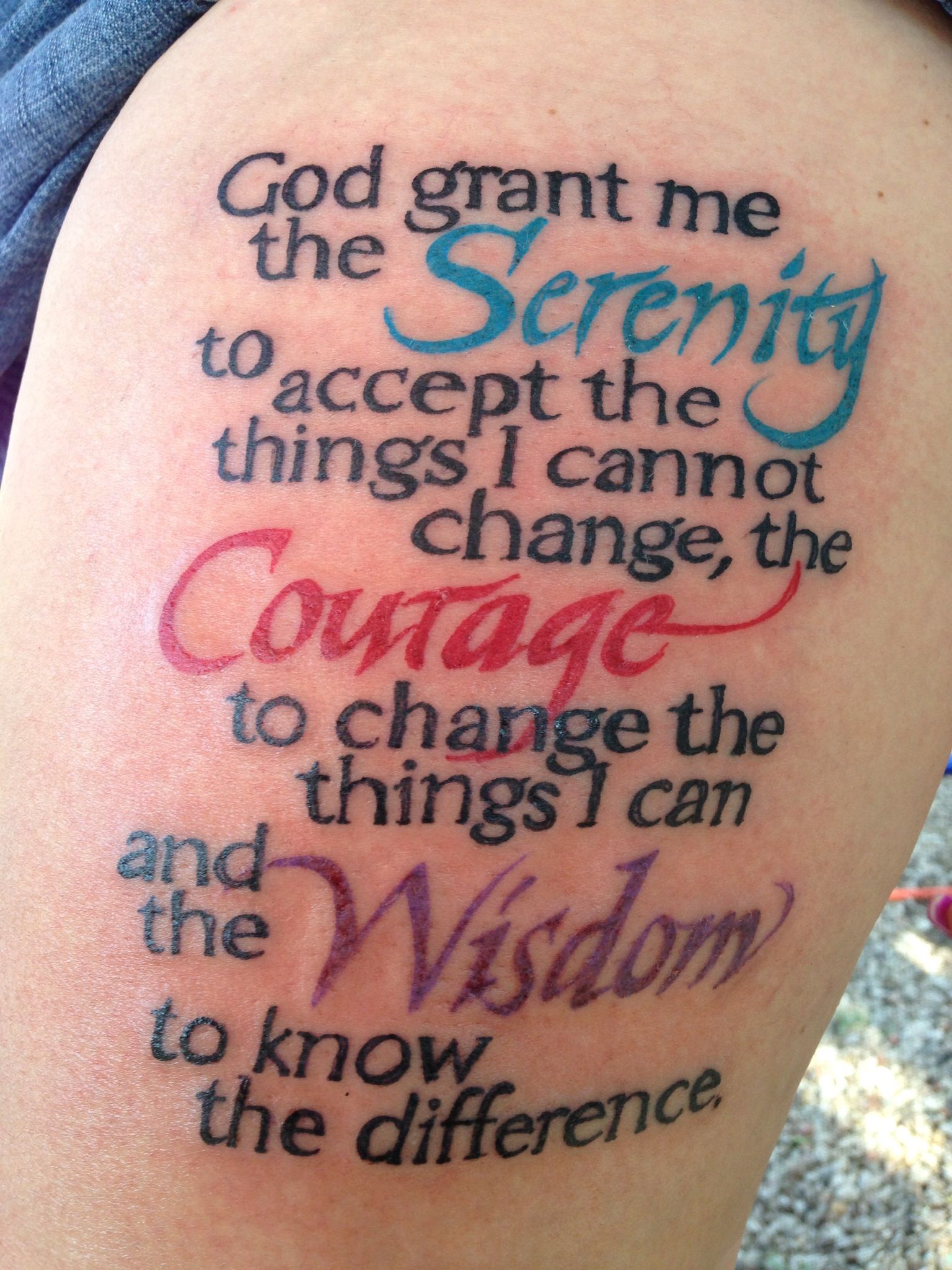 Serenity Prayer Tattoo Pictures At Checkoutmyink Com Prayer Tattoo