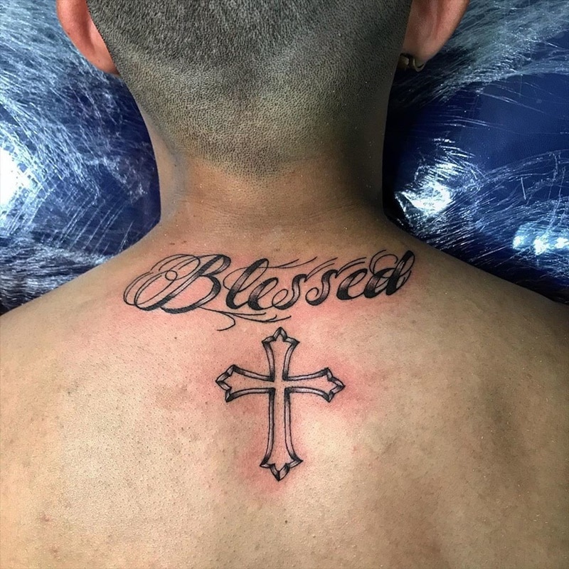 Share 65 Blessed Cross Tattoo Super Hot In Coedo Com Vn