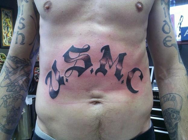 Share 70 Stomach Tattoo Letters In Cdgdbentre