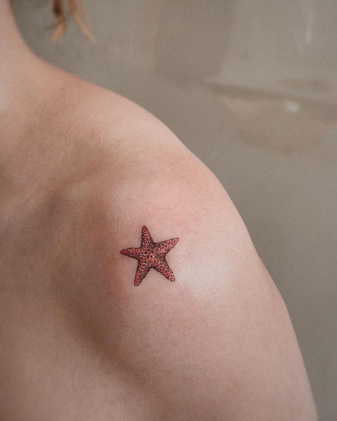 Share 78 Minimalist Starfish Tattoo Latest In Cdgdbentre