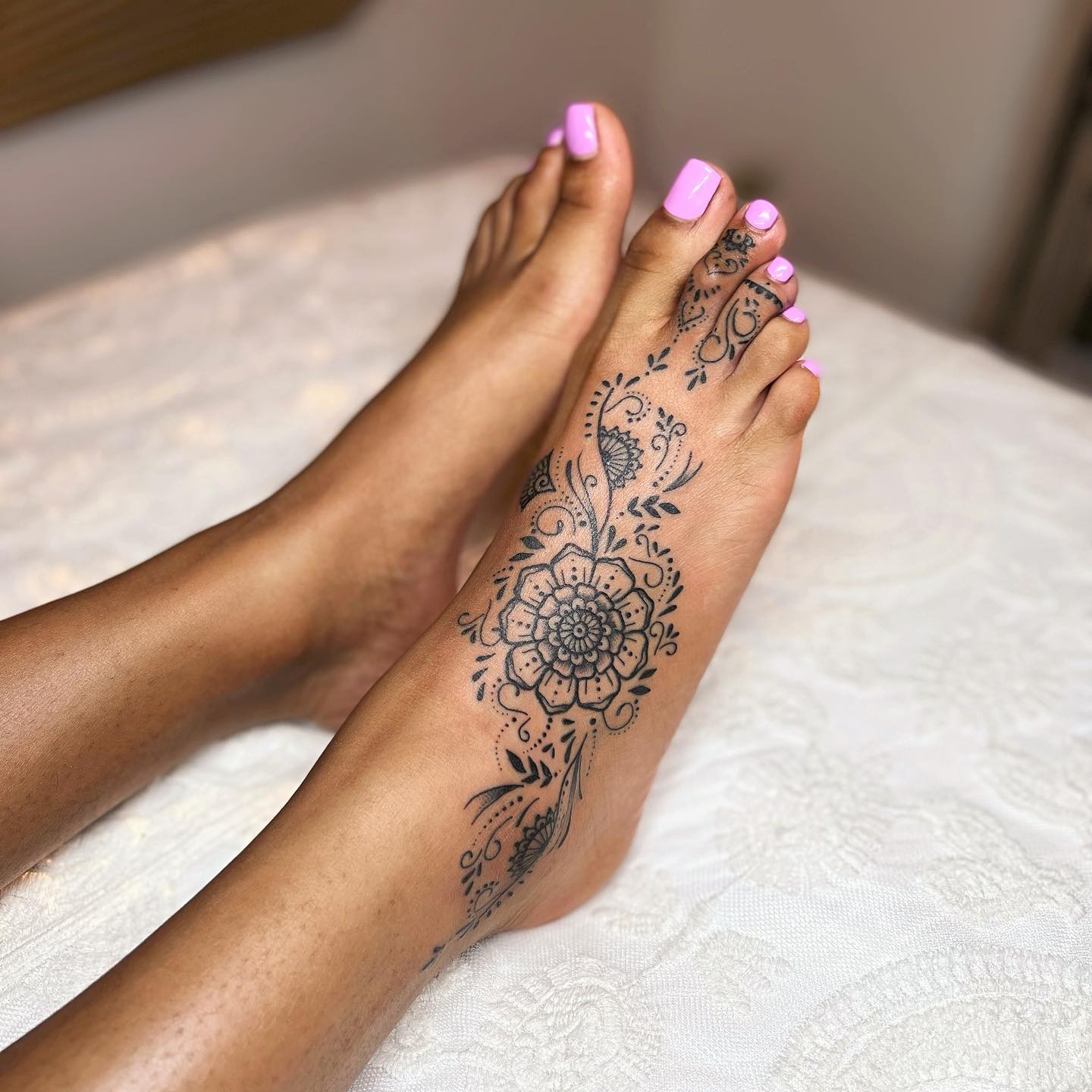 Share 80 Ankle To Foot Tattoos In Coedo Com Vn