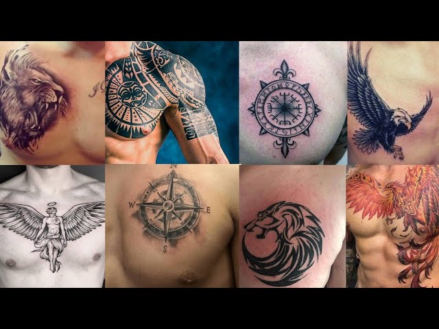 Share 85 Mens Tattoo On Chest Super Hot In Coedo Com Vn