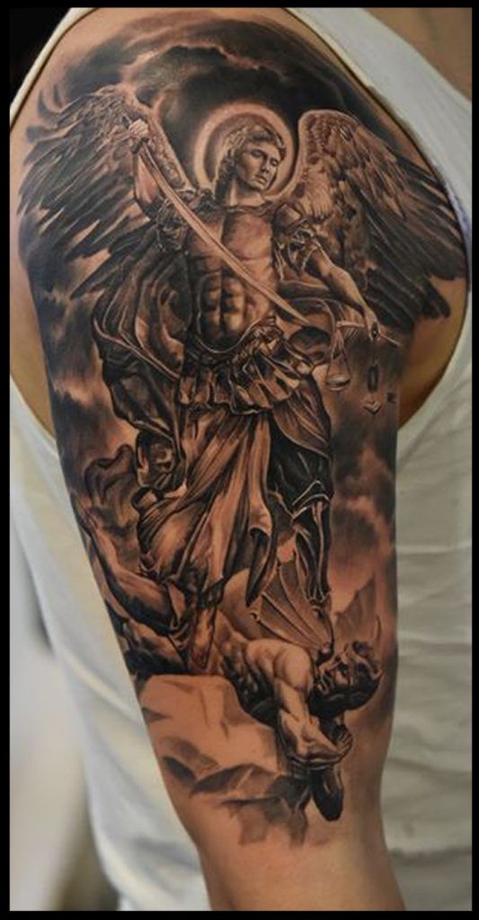 Share More Than 66 St Michael Tattoo Sleeve Latest In Coedo Com Vn