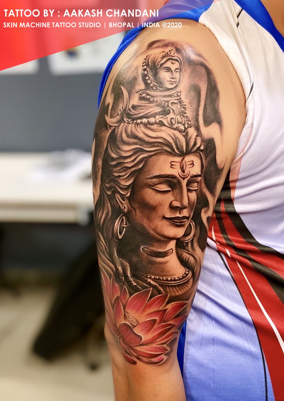 Shiva Tattoo On Shoulder Tattoo Designs Tattoo Pictures