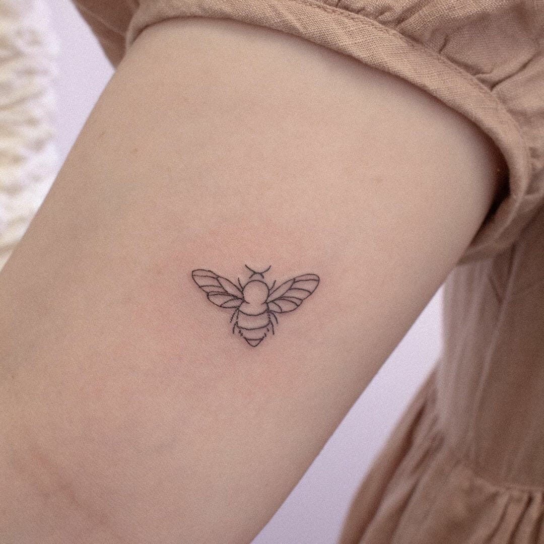 Adorable Simple Bee Tattoo Ideas to Inspire You