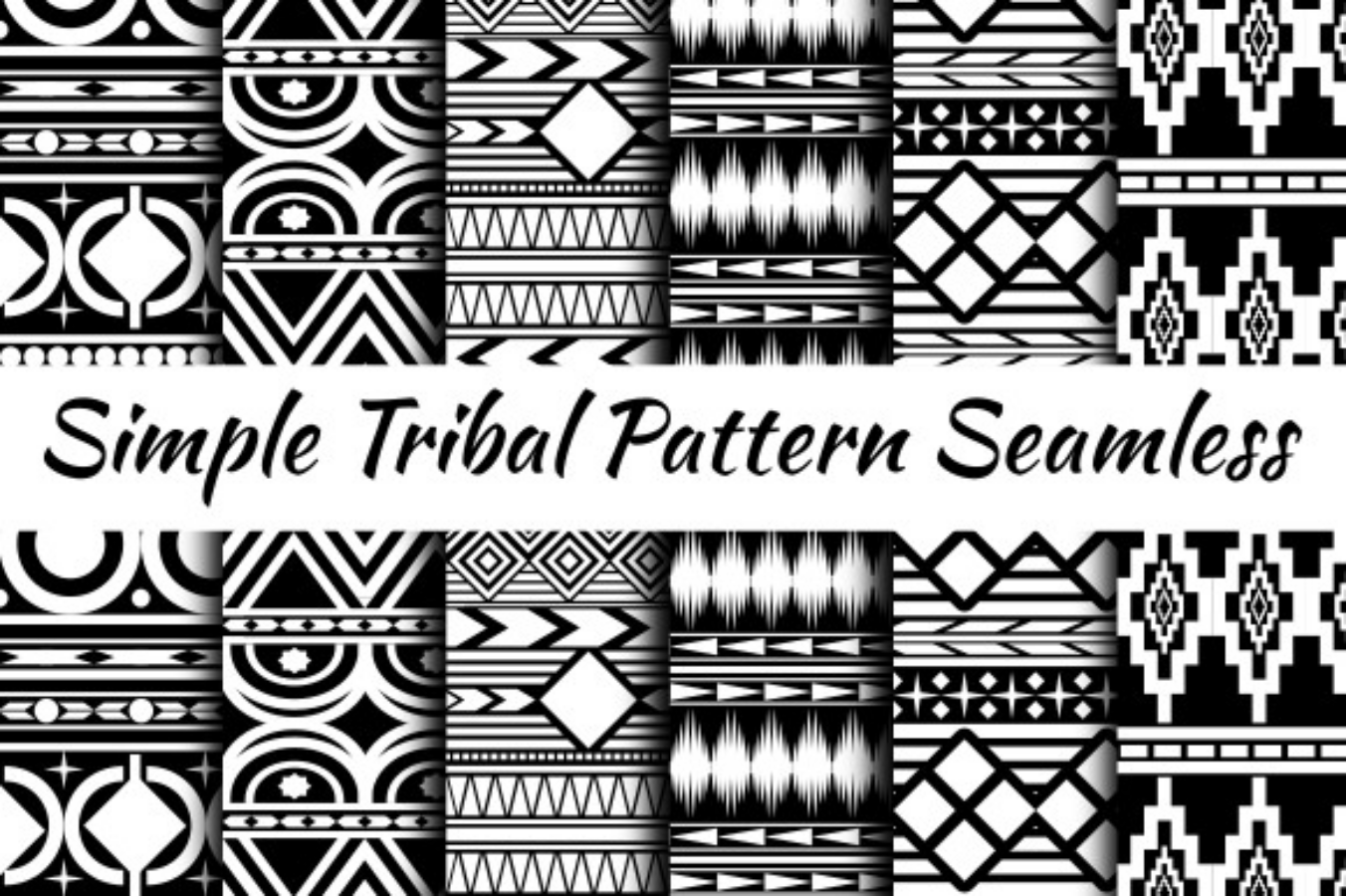 Simple Tribal Pattern Seamless