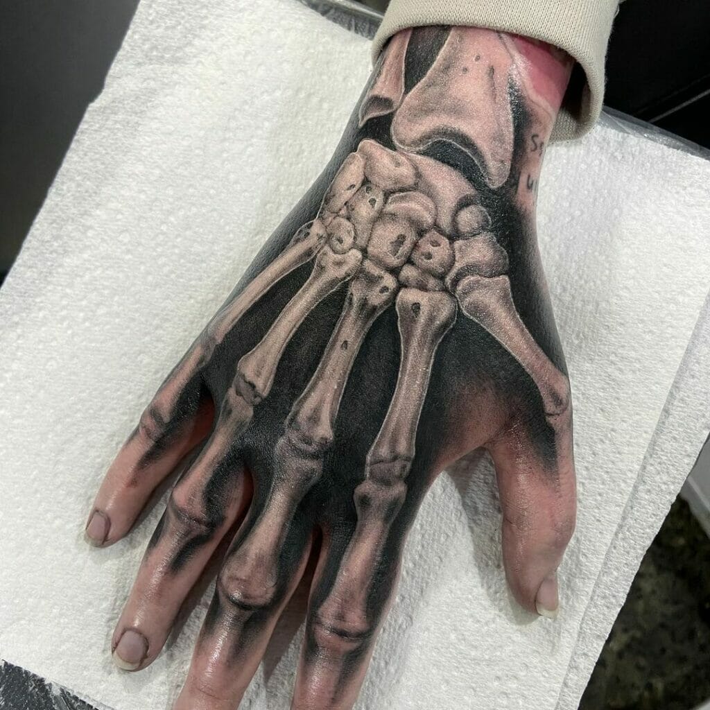 Skeleton Hand Tattoo Designs Nbkomputer