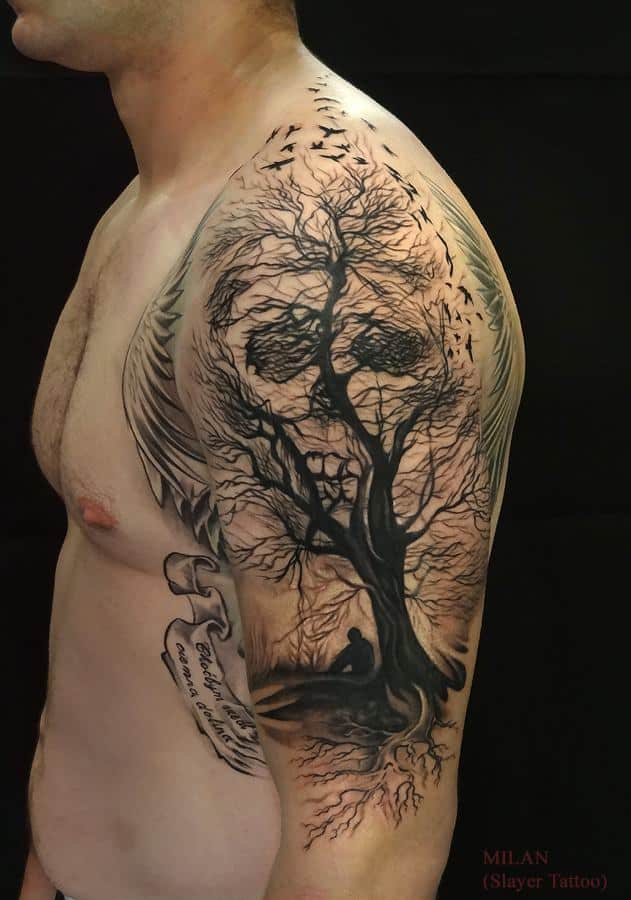 Sleeve Tattoos: Exploring Designs with Trees