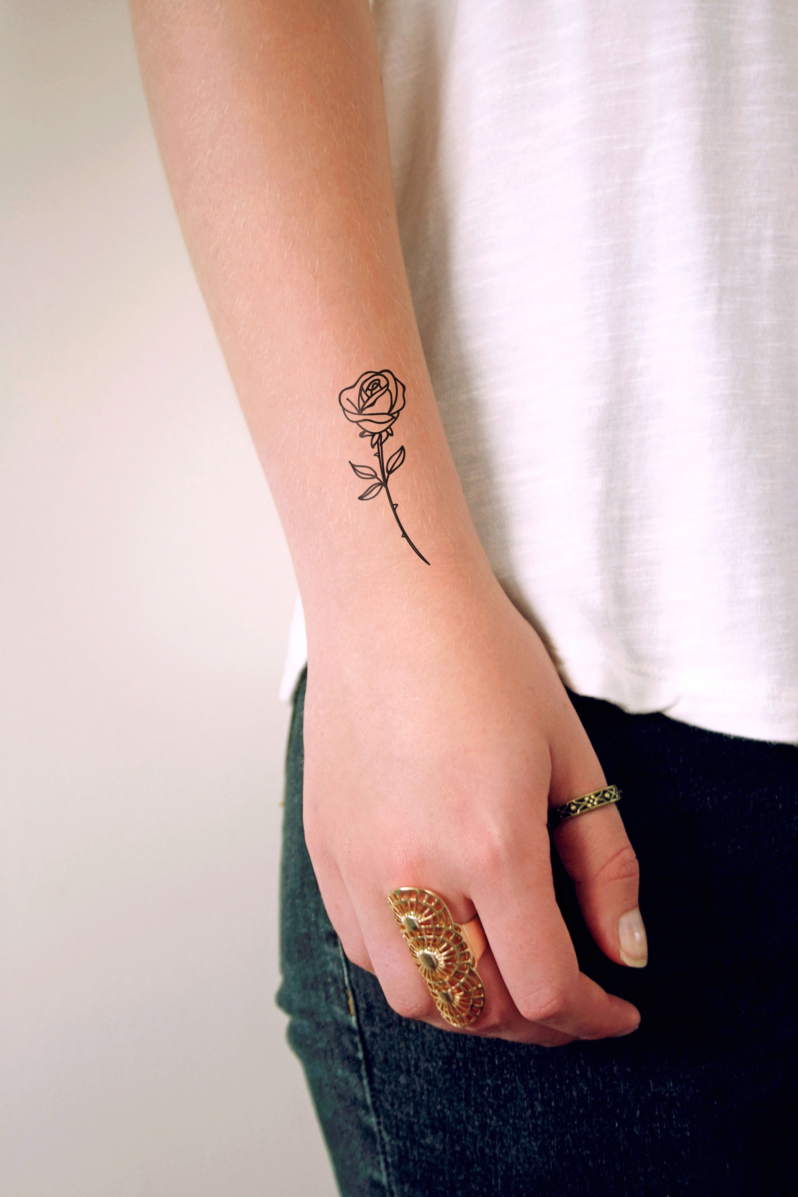 Small Rose Tattoos 30 Beautiful Tiny Rose Tattoo Ideas