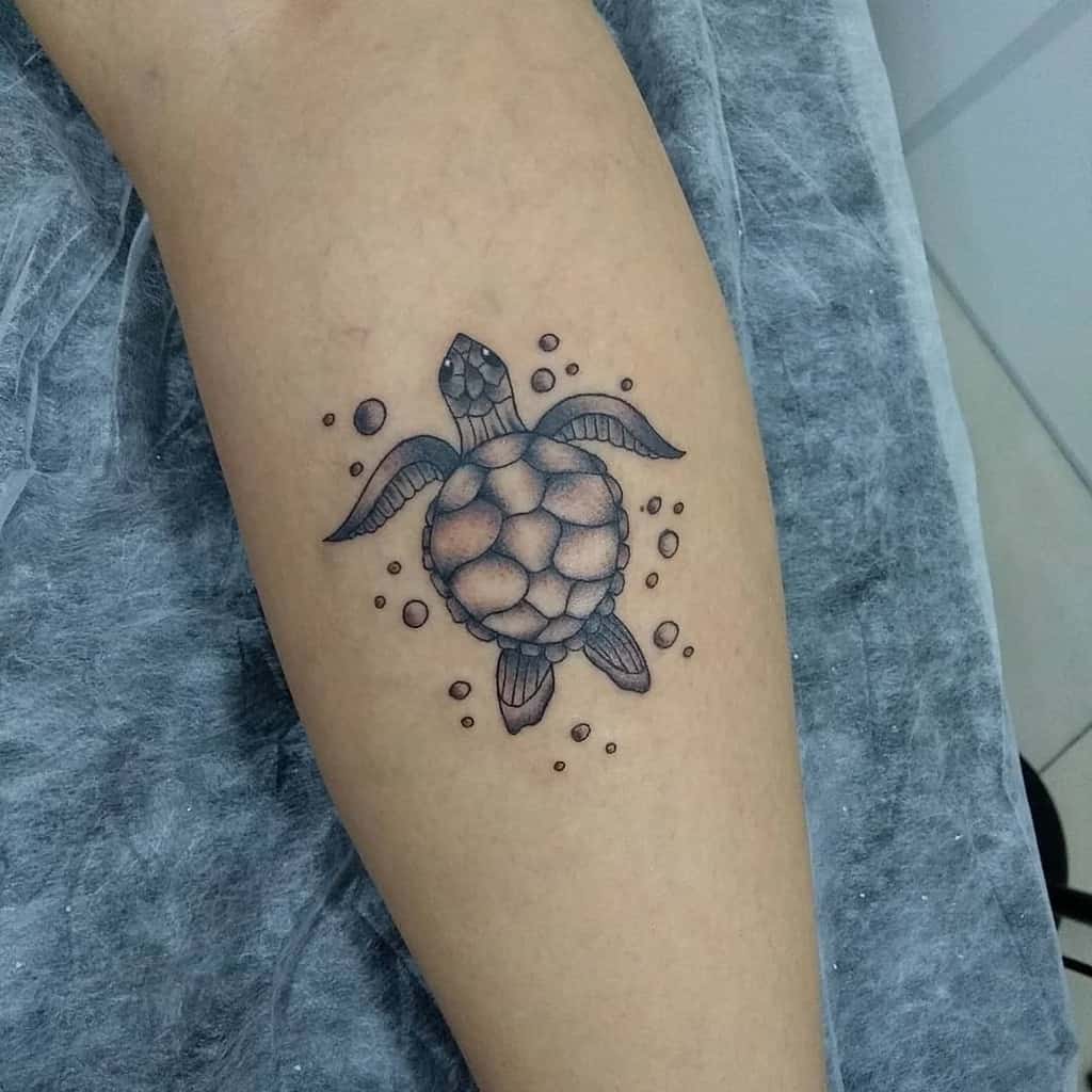 Small Sea Turtle Tattoo Designs Puffball Mushroom Apzy