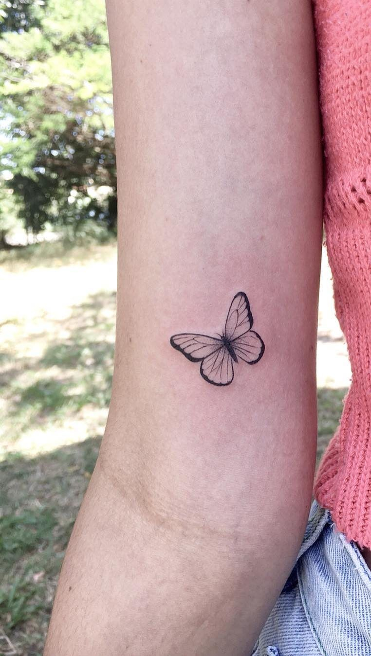 Small Simple Butterfly Tattoo Ideas for Elegance