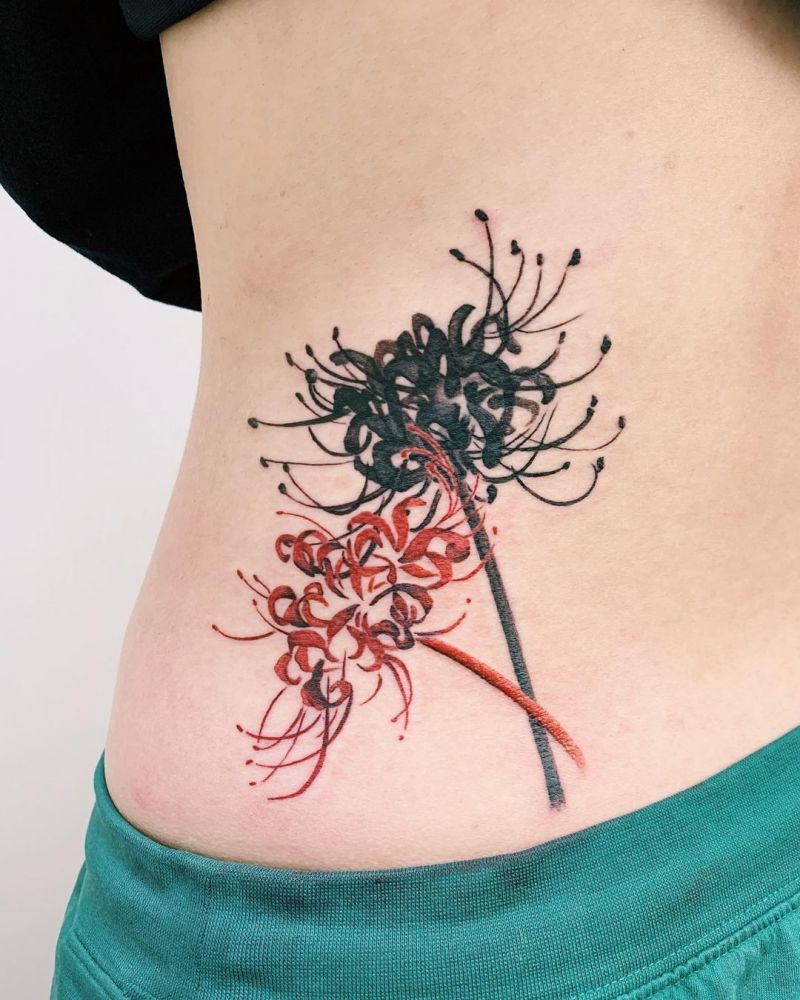 Spider Lily Tattoo Creative Tattoos Lily Tattoo Simplistic Tattoos